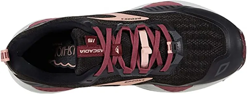 Brooks Women's Cascadia 15 - Black/Ebony-4